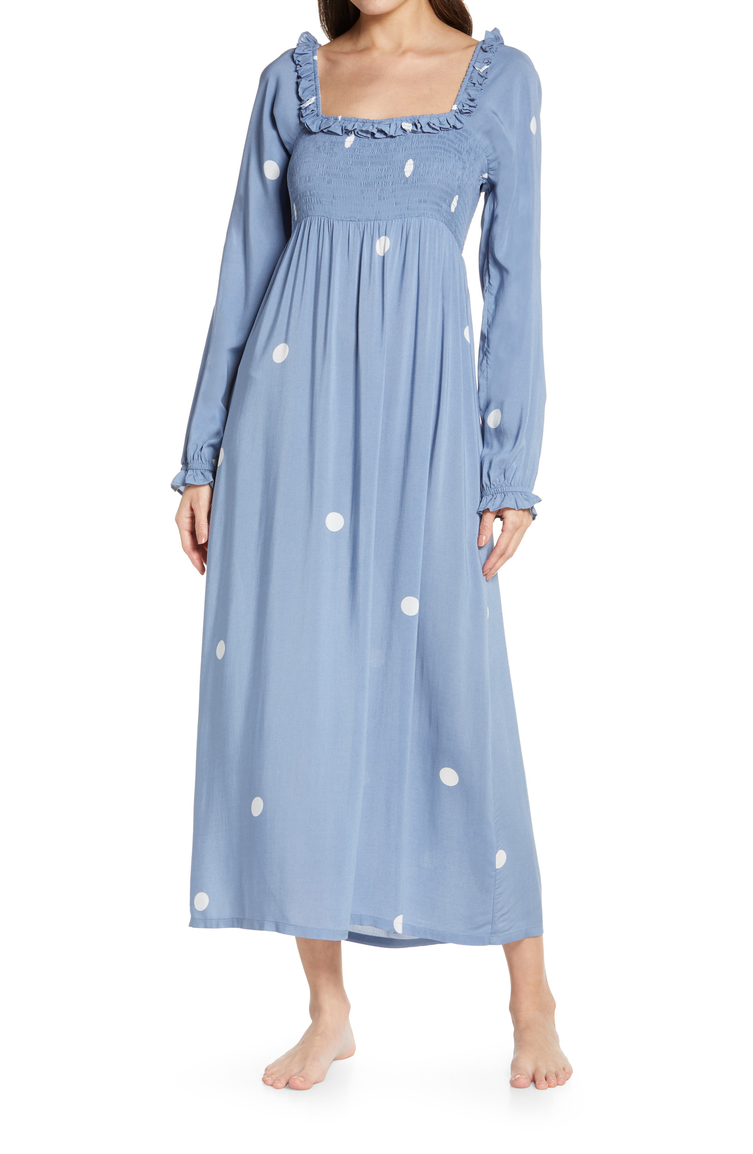 Women's Blue Nightgowns ☀ Nightshirts ...